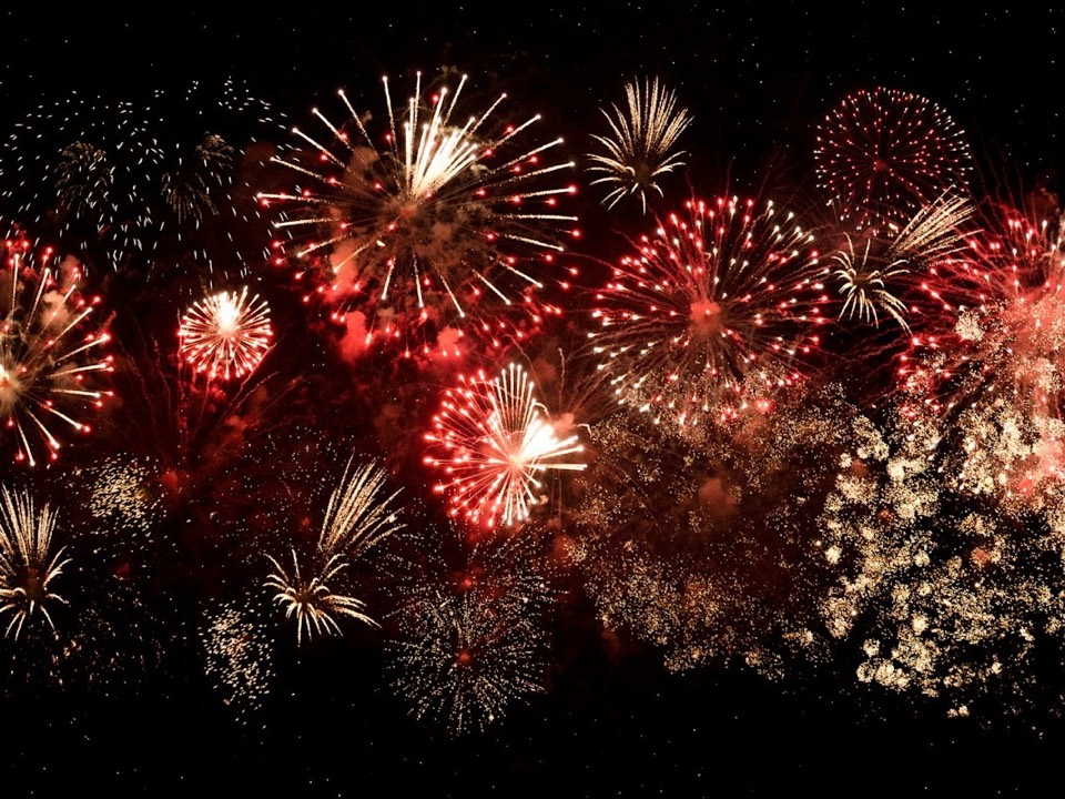 the fireworks