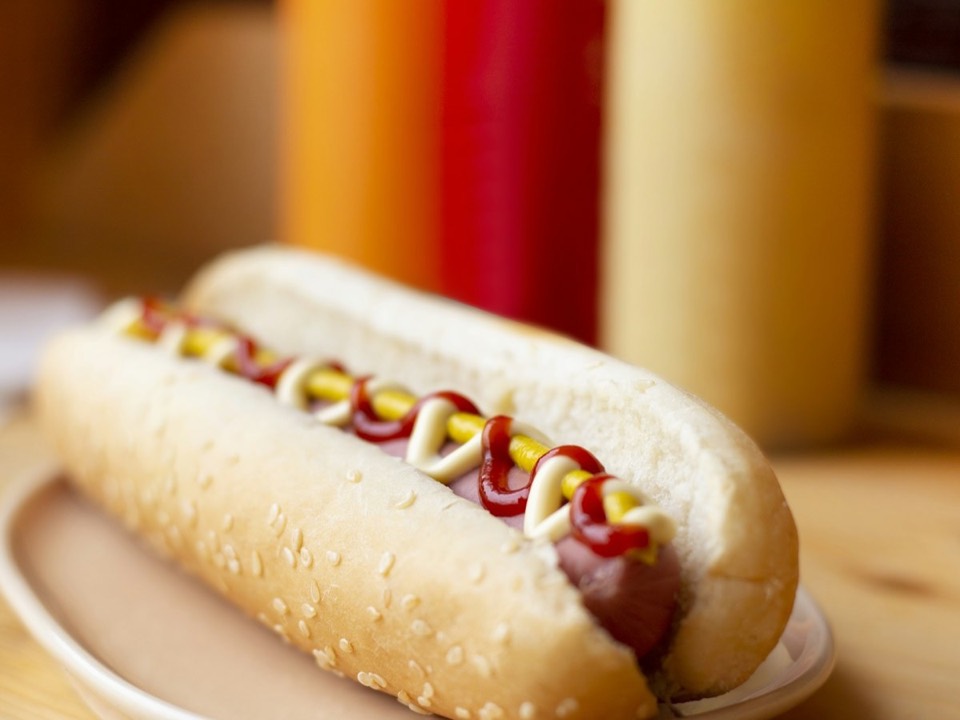 a hot dog